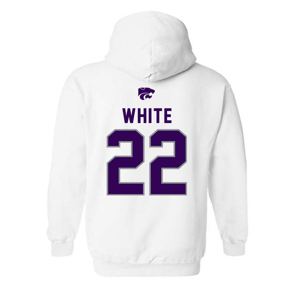 Kansas State - NCAA Women's Basketball : Ramiya White - EMAW Hooded Sweatshirt-1