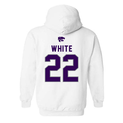 Kansas State - NCAA Women's Basketball : Ramiya White - EMAW Hooded Sweatshirt-1