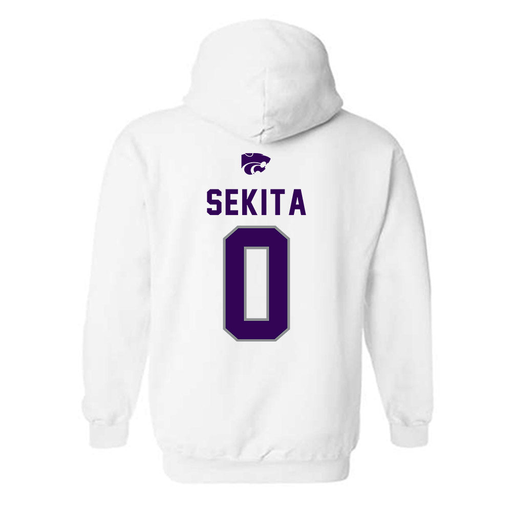 Kansas State - NCAA Women's Volleyball : Fuka Sekita - EMAW Hooded Sweatshirt-1