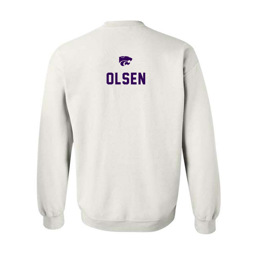 Kansas State - NCAA Men's Cross Country : Brock Olsen - EMAW Crewneck Sweatshirt-1