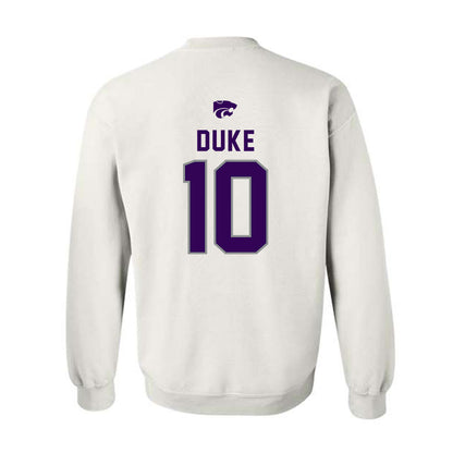 Kansas State - NCAA Baseball : Tanner Duke - EMAW Crewneck Sweatshirt-1