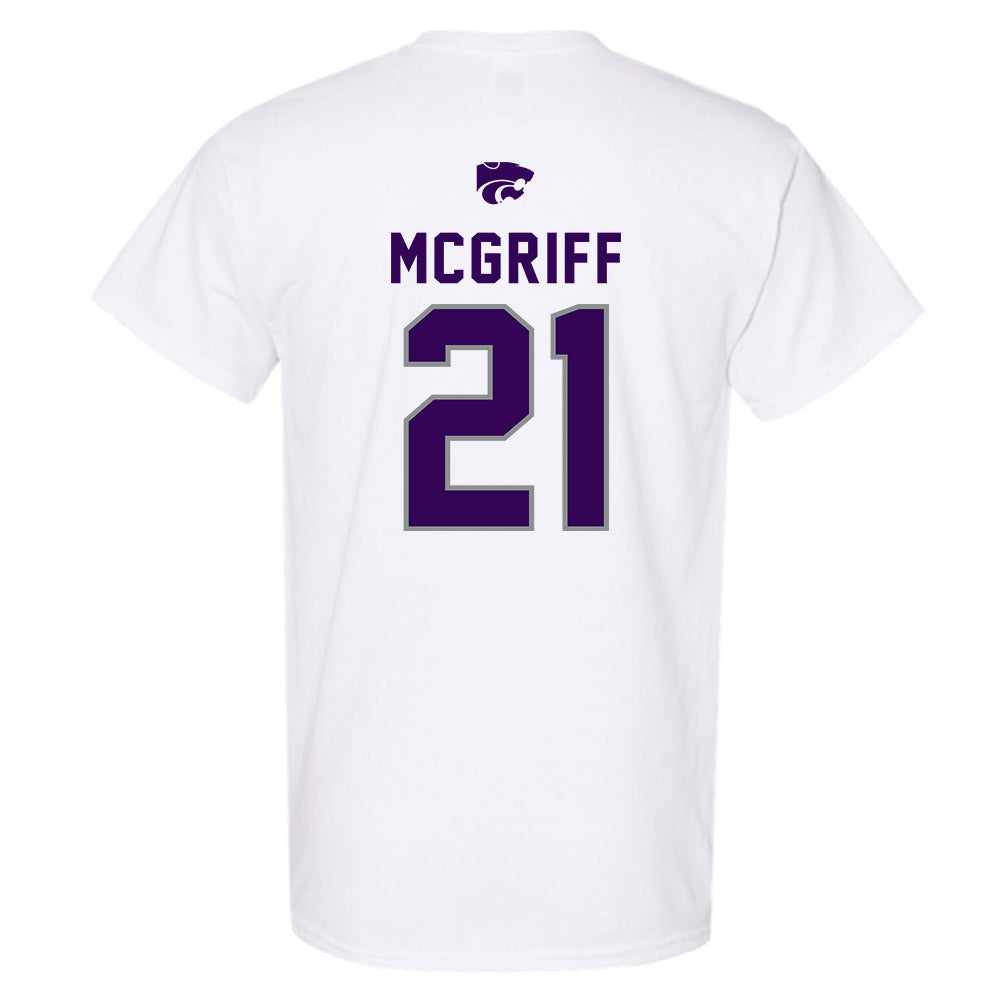 Kansas State - NCAA Men's Basketball : Khamari McGriff - EMAW T-Shirt-1