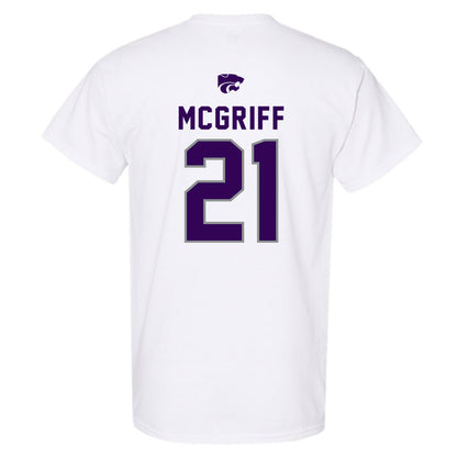 Kansas State - NCAA Men's Basketball : Khamari McGriff - EMAW T-Shirt-1