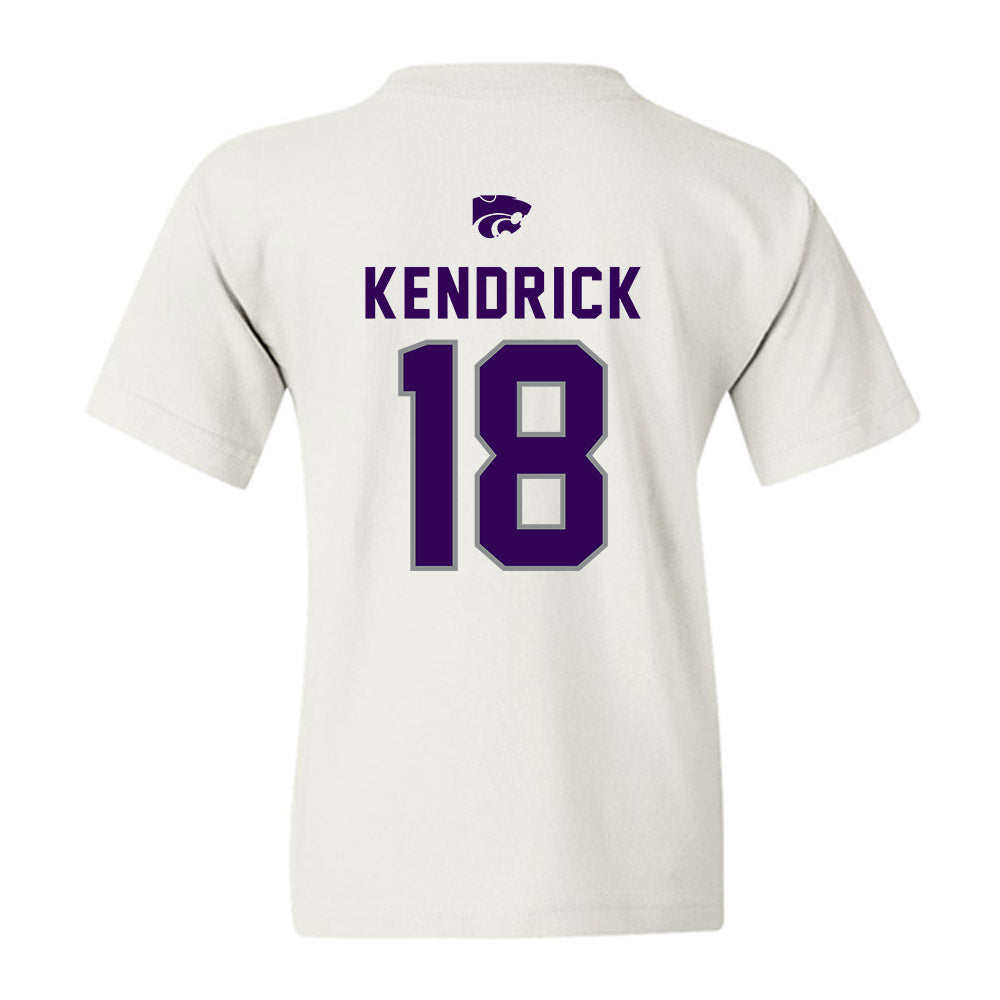 Kansas State - NCAA Baseball : Micah Kendrick - EMAW Youth T-Shirt-1