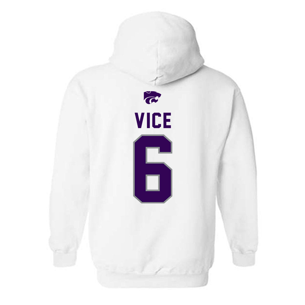 Kansas State - NCAA Men's Basketball : Brock Vice - EMAW Hooded Sweatshirt-1