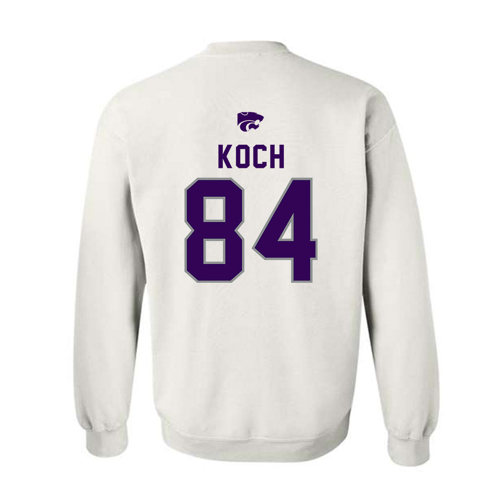 Kansas State - NCAA Football : Isaac Koch - EMAW Crewneck Sweatshirt-1