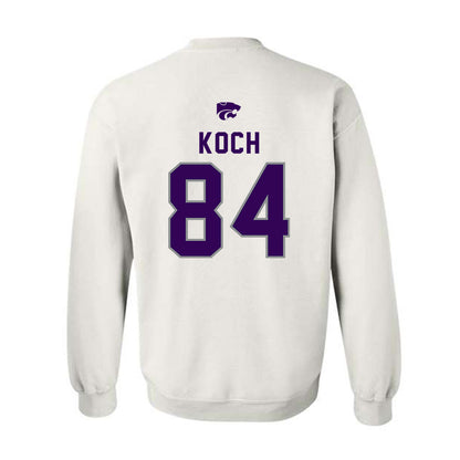 Kansas State - NCAA Football : Isaac Koch - EMAW Crewneck Sweatshirt-1