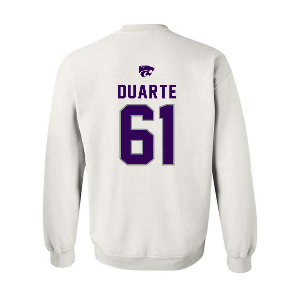 Kansas State - NCAA Football : Chase Duarte - EMAW Crewneck Sweatshirt-1