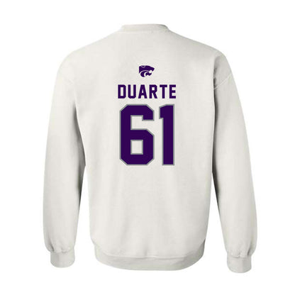 Kansas State - NCAA Football : Chase Duarte - EMAW Crewneck Sweatshirt-1