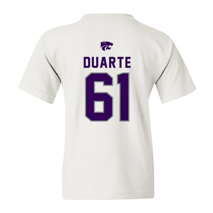 Kansas State - NCAA Football : Chase Duarte - EMAW Youth T-Shirt-1