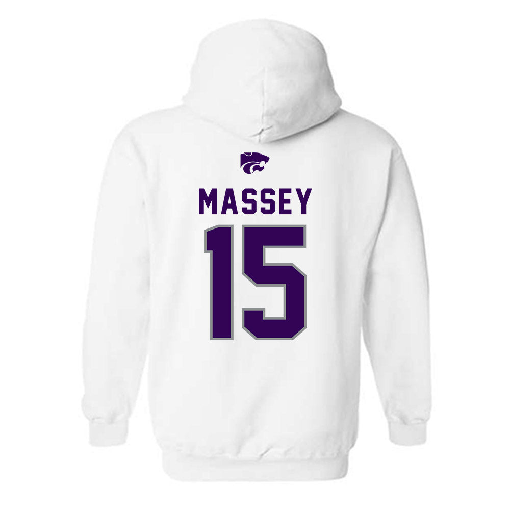 Kansas State - NCAA Women's Volleyball : Addison Massey - EMAW Hooded Sweatshirt-1