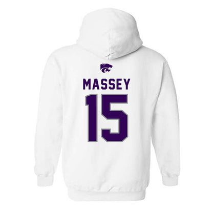 Kansas State - NCAA Women's Volleyball : Addison Massey - EMAW Hooded Sweatshirt-1