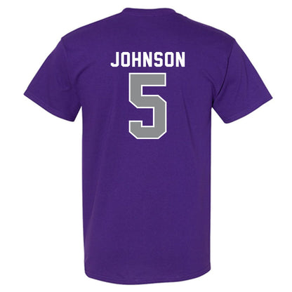 Kansas State - NCAA Football : Avery Johnson - Wildcat hand sign T-Shirt-1