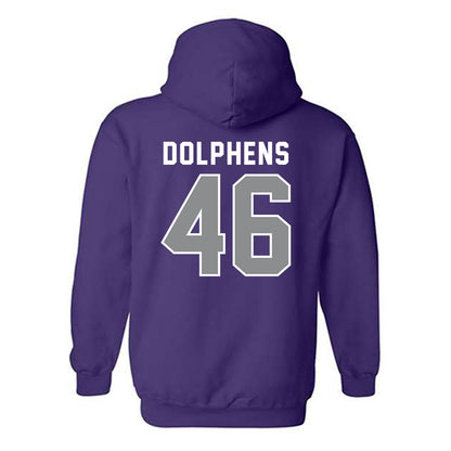 Kansas State - NCAA Football : Sam Dolphens - Wildcat hand sign Hooded Sweatshirt-1