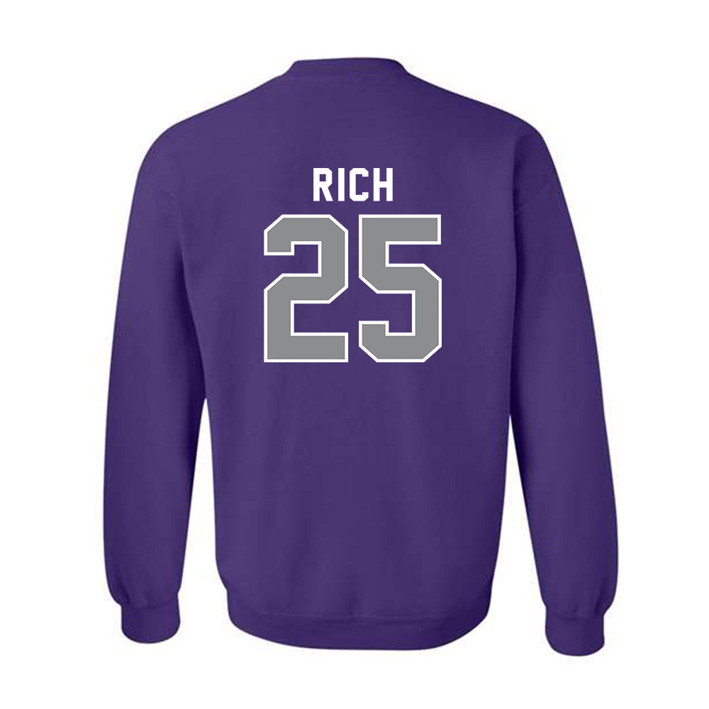 Kansas State - NCAA Football : Zashon Rich - Wildcat hand sign Crewneck Sweatshirt-1