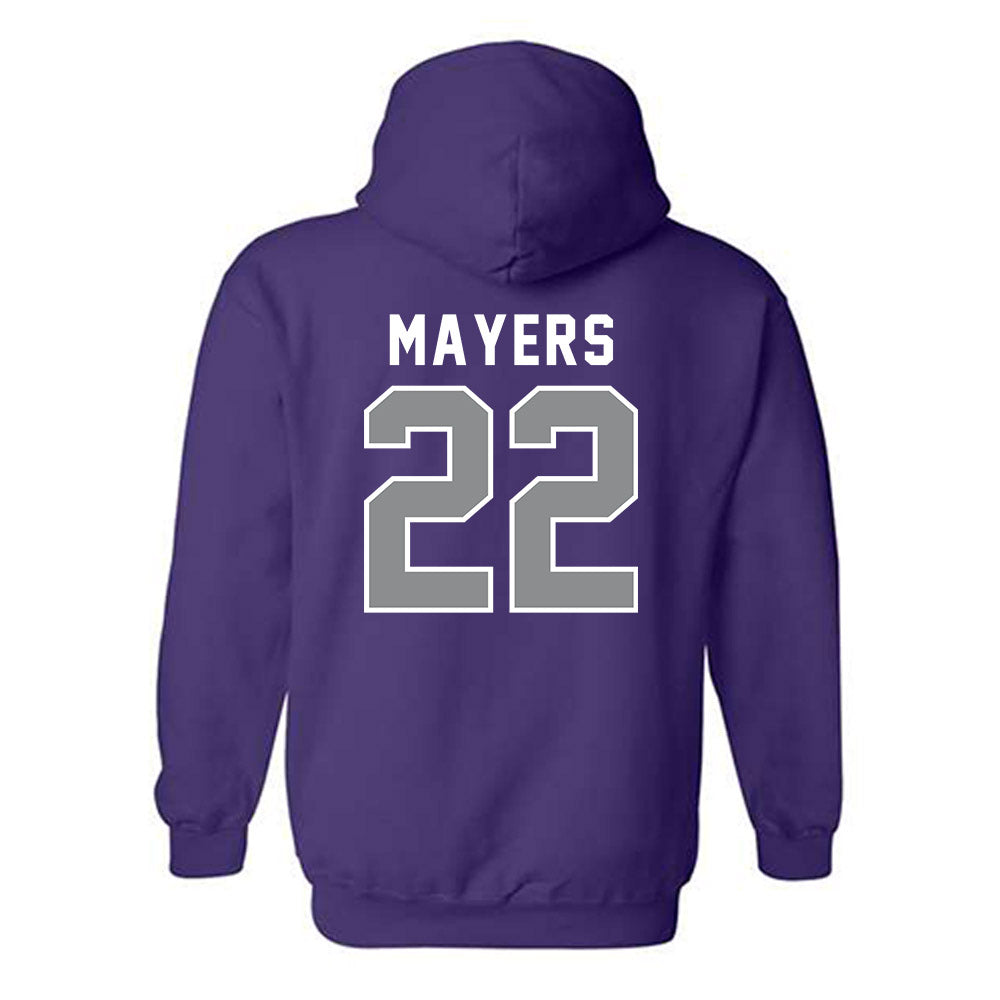 Kansas State - NCAA Women's Soccer : Langley Mayers - Wildcat hand sign Hooded Sweatshirt-1