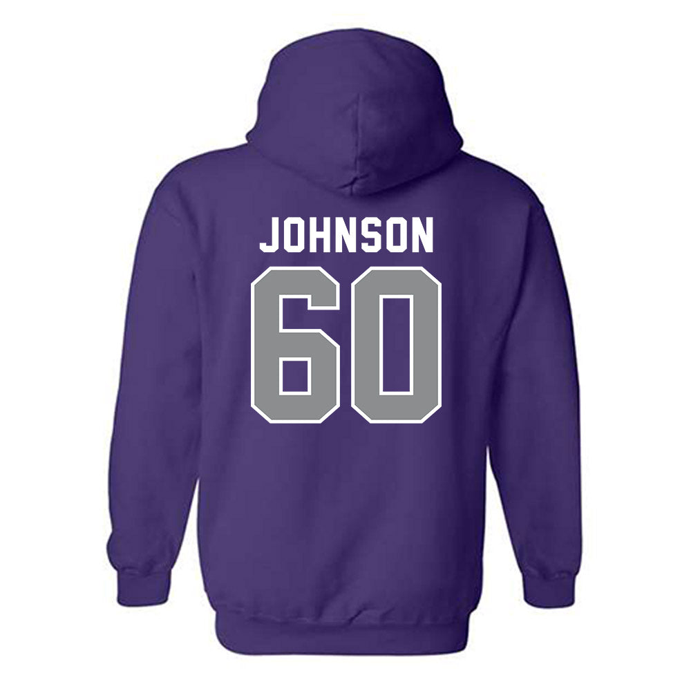 Kansas State - NCAA Football : Andrew Johnson - Wildcat hand sign Hooded Sweatshirt-1