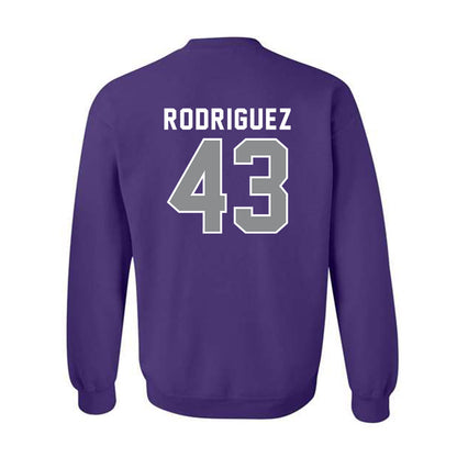 Kansas State - NCAA Football : Luis Rodriguez - Wildcat hand sign Crewneck Sweatshirt-1