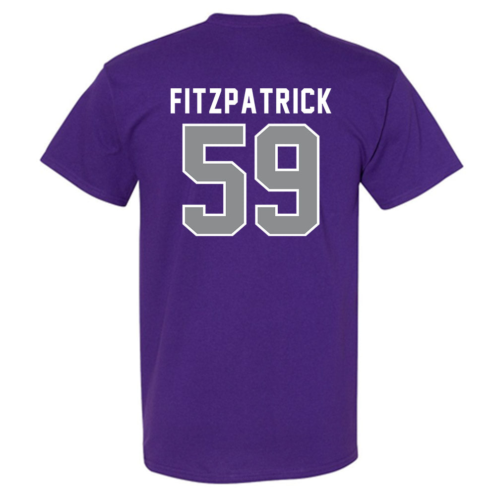 Kansas State - NCAA Football : George Fitzpatrick - Wildcat hand sign T-Shirt-1