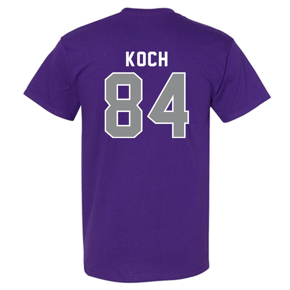Kansas State - NCAA Football : Isaac Koch - Wildcat hand sign T-Shirt-1