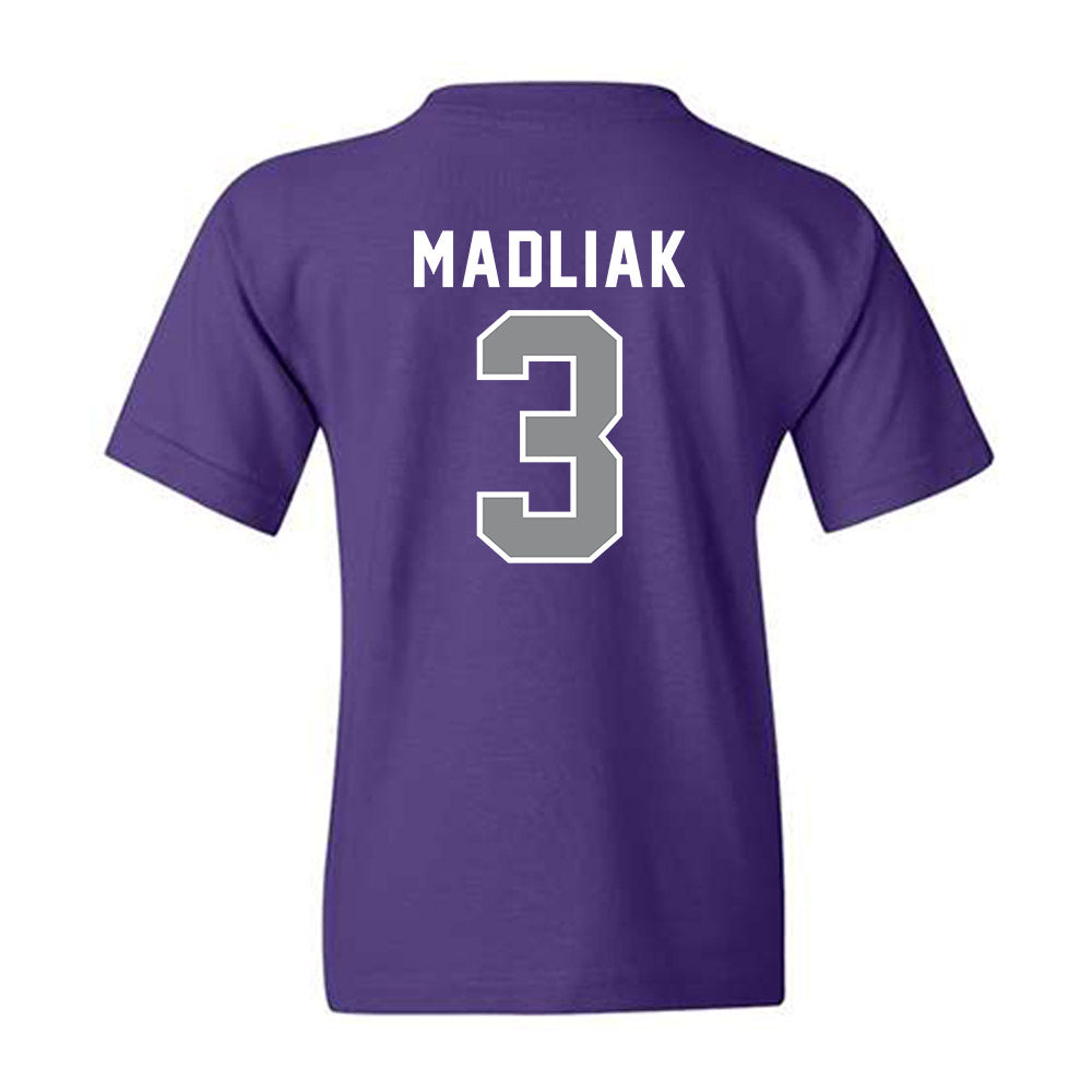 Kansas State - NCAA Baseball : Bear Madliak - Wildcat hand sign Youth T-Shirt-1