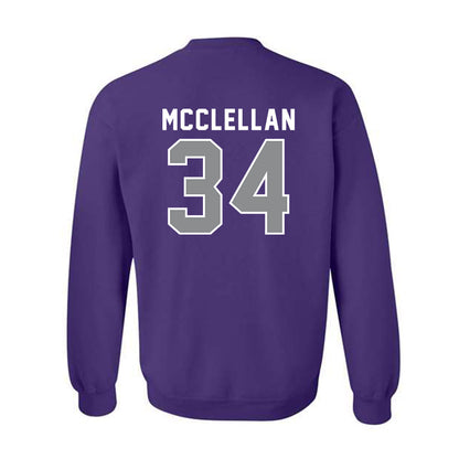 Kansas State - NCAA Football : Nick McClellan - Wildcat hand sign Crewneck Sweatshirt-1