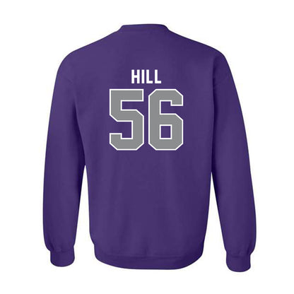 Kansas State - NCAA Football : Elijah Hill - Wildcat hand sign Crewneck Sweatshirt-1