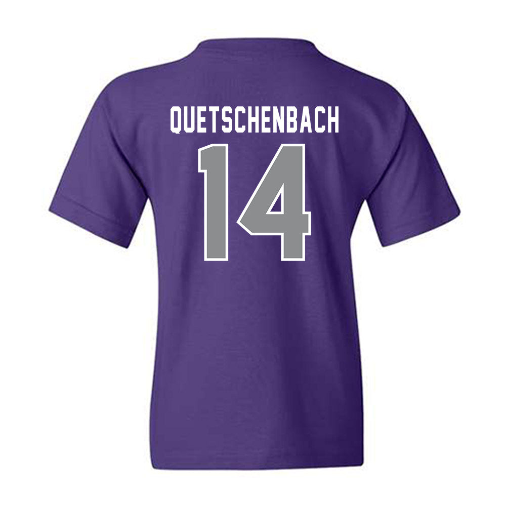 Kansas State - NCAA Baseball : Jack Quetschenbach - Wildcat hand sign Youth T-Shirt-1