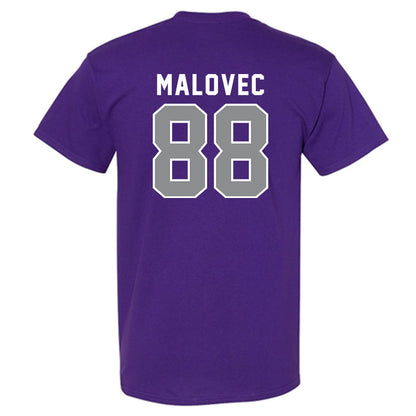 Kansas State - NCAA Men's Basketball : Timotej Malovec - Wildcat hand sign T-Shirt-1