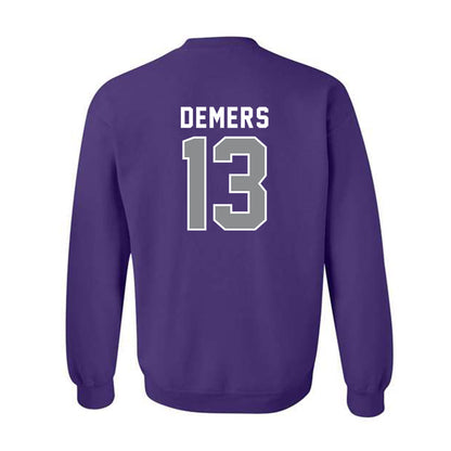 Kansas State - NCAA Women's Soccer : Gabby DeMers - Wildcat hand sign Crewneck Sweatshirt-1