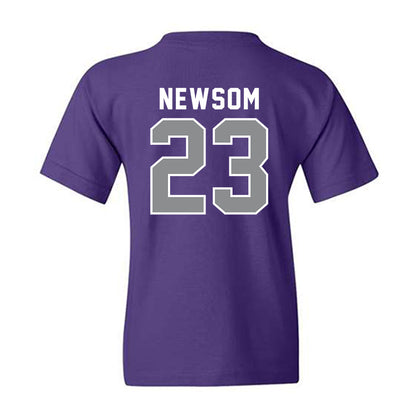 Kansas State - NCAA Football : Asa Newsom - Wildcat hand sign Youth T-Shirt-1