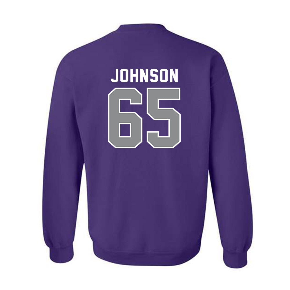 Kansas State - NCAA Football : Tyler Johnson - Wildcat hand sign Crewneck Sweatshirt-1