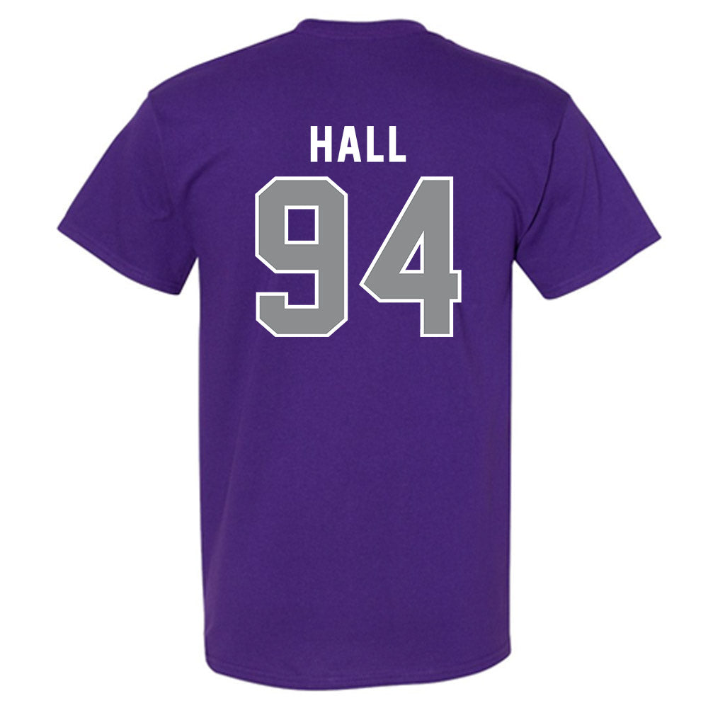 Kansas State - NCAA Football : Kingston Hall - Wildcat hand sign T-Shirt-1