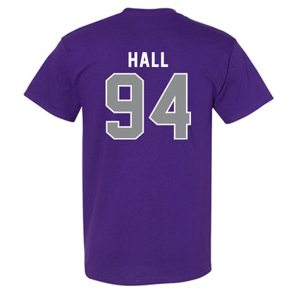 Kansas State - NCAA Football : Kingston Hall - Wildcat hand sign T-Shirt-1