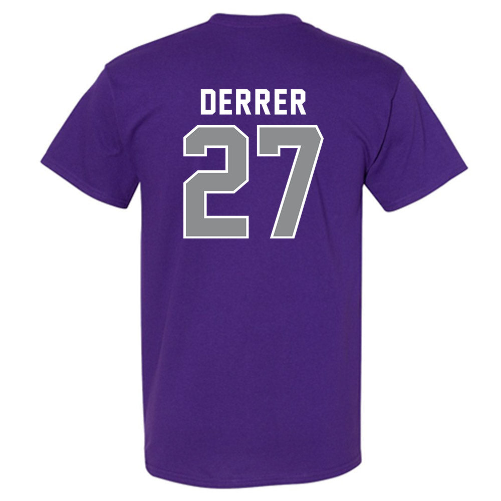 Kansas State - NCAA Women's Volleyball : Ellah Derrer - Wildcat hand sign T-Shirt-1