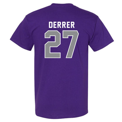 Kansas State - NCAA Women's Volleyball : Ellah Derrer - Wildcat hand sign T-Shirt-1