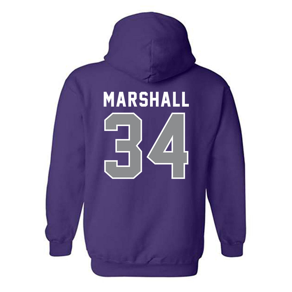 Kansas State - NCAA Women's Soccer : Allison Marshall - Wildcat hand sign Hooded Sweatshirt-1