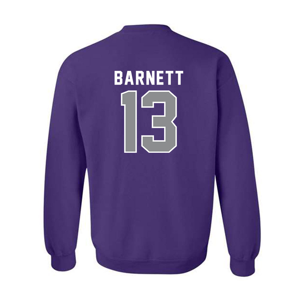 Kansas State - NCAA Football : Blake Barnett - Wildcat hand sign Crewneck Sweatshirt-1