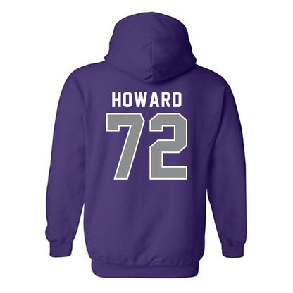 Kansas State - NCAA Football : Ryan Howard - Wildcat hand sign Hooded Sweatshirt-1