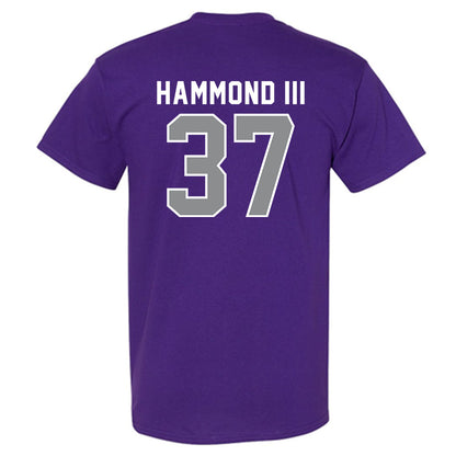 Kansas State - NCAA Football : Robert Hammond III - Wildcat hand sign T-Shirt-1