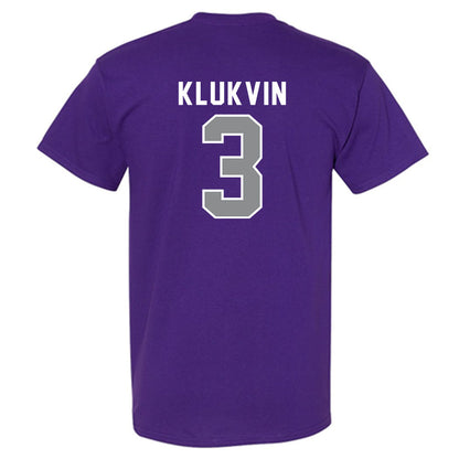 Kansas State - NCAA Women's Volleyball : Alex Klukvin - Wildcat hand sign T-Shirt-1