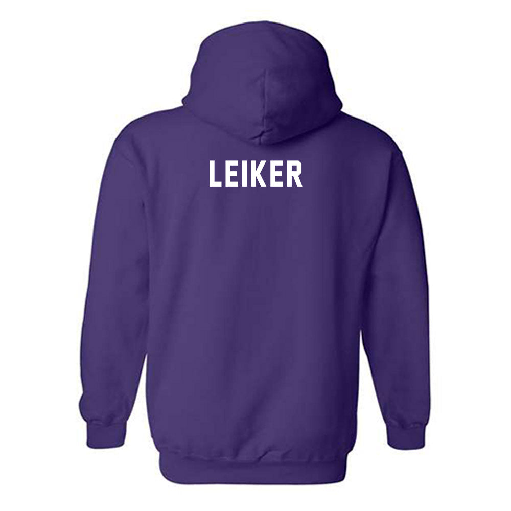 Kansas State - NCAA Women's Rowing : Harmony Leiker - Wildcat hand sign Hooded Sweatshirt-1