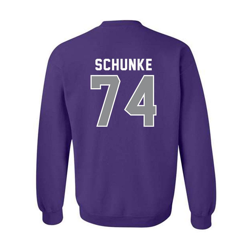 Kansas State - NCAA Football : Navarro Schunke - Wildcat hand sign Crewneck Sweatshirt-1