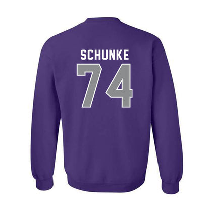 Kansas State - NCAA Football : Navarro Schunke - Wildcat hand sign Crewneck Sweatshirt-1