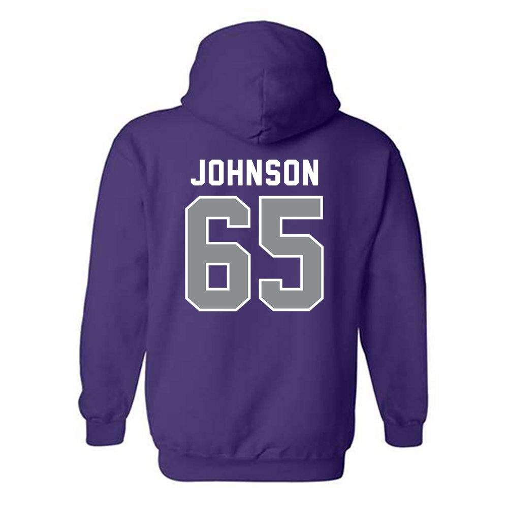 Kansas State - NCAA Football : Tyler Johnson - Wildcat hand sign Hooded Sweatshirt-1