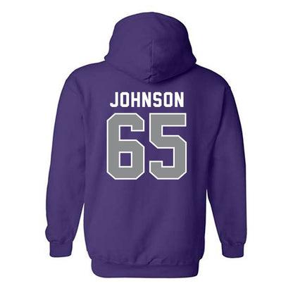 Kansas State - NCAA Football : Tyler Johnson - Wildcat hand sign Hooded Sweatshirt-1