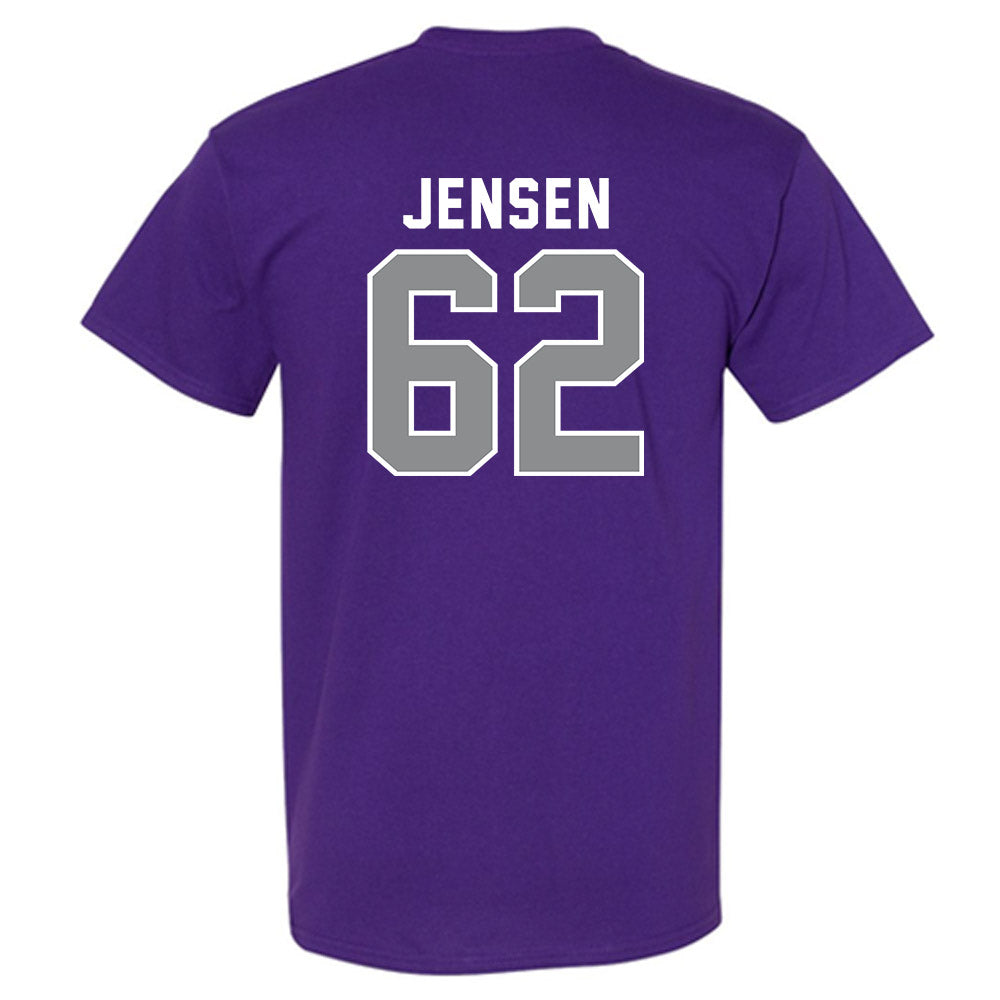 Kansas State - NCAA Football : Jordan Jensen - Wildcat hand sign T-Shirt-1