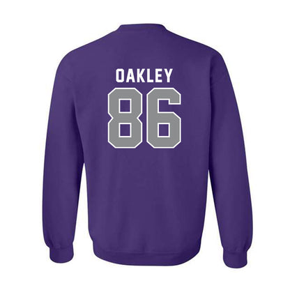 Kansas State - NCAA Football : Garrett Oakley - Wildcat hand sign Crewneck Sweatshirt-1