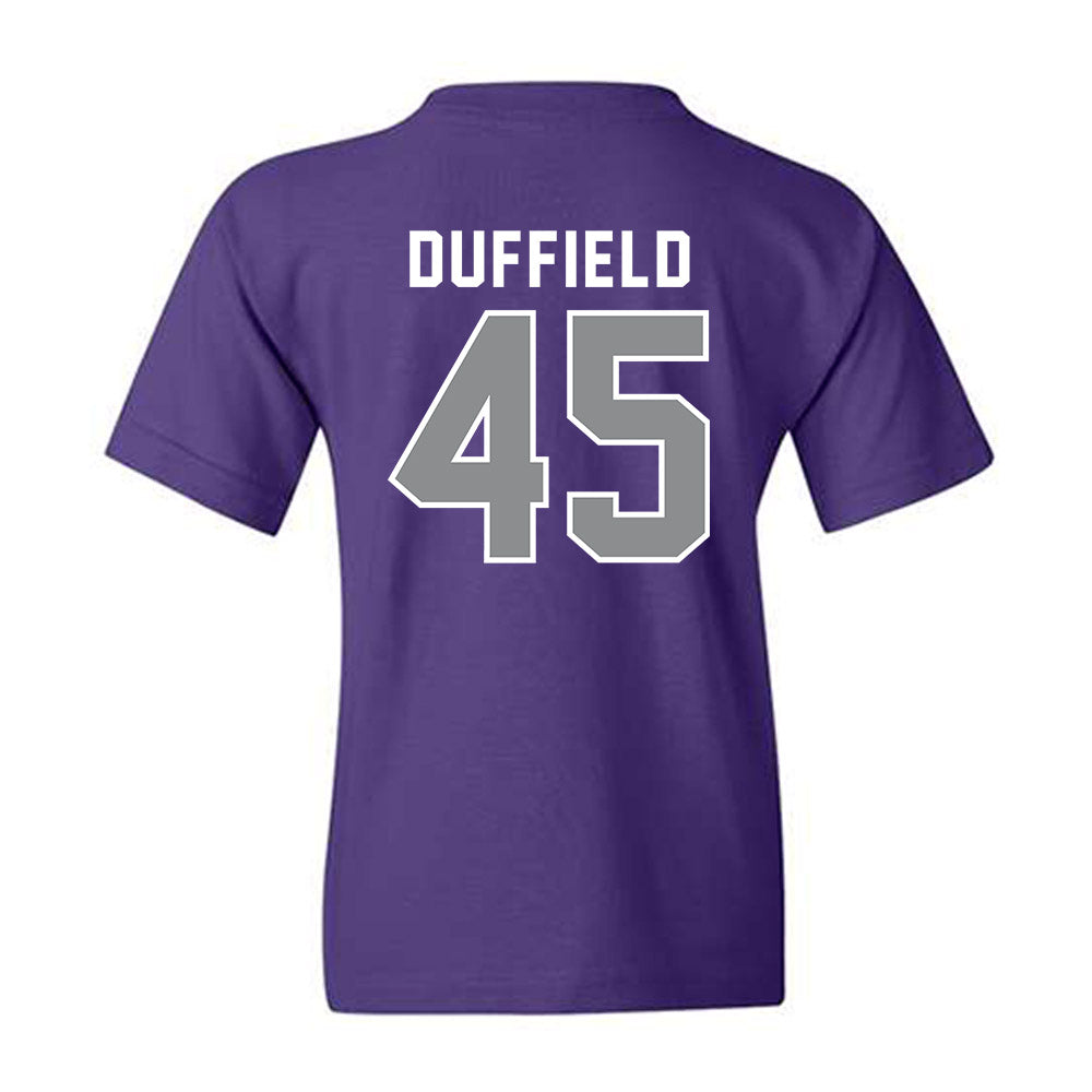 Kansas State - NCAA Football : Jaxson Duffield - Wildcat hand sign Youth T-Shirt-1