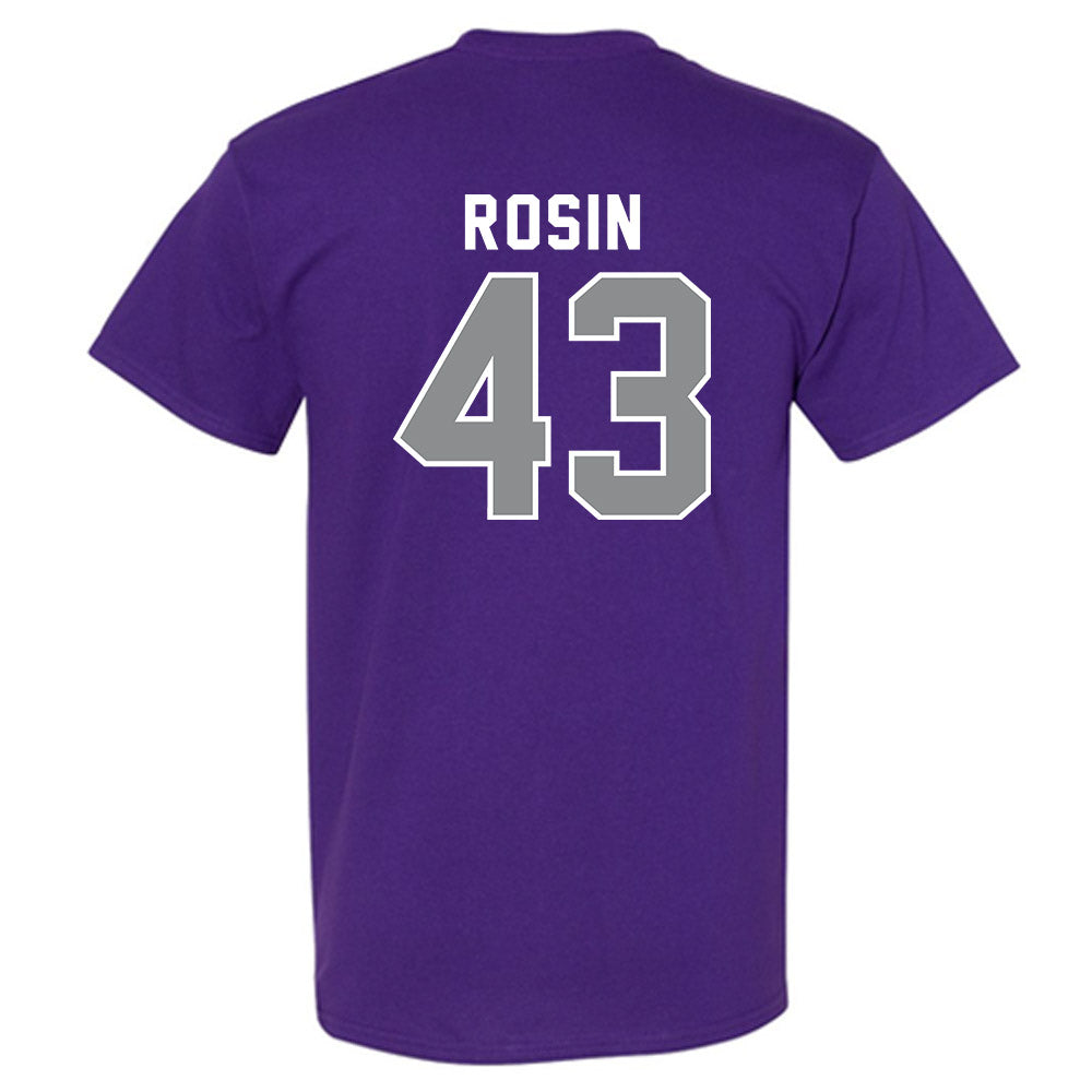 Kansas State - NCAA Baseball : Ben Rosin - Wildcat hand sign T-Shirt-1